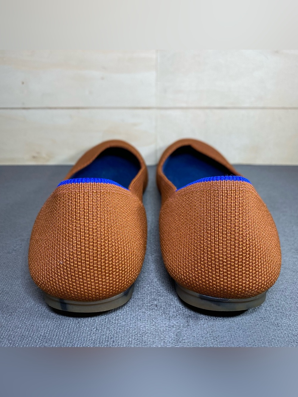 Rothy's The Flat Burnt Orange Knit Fabric Women's Size 7.5 Shoes Slip-Ons Flats - Picture 6 of 11